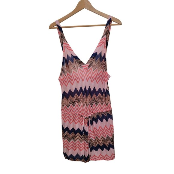 Missoni Mare Italy Zigzag Geometric Pattern Sleeveless Romper Women's Size 40 - Picture 2 of 7